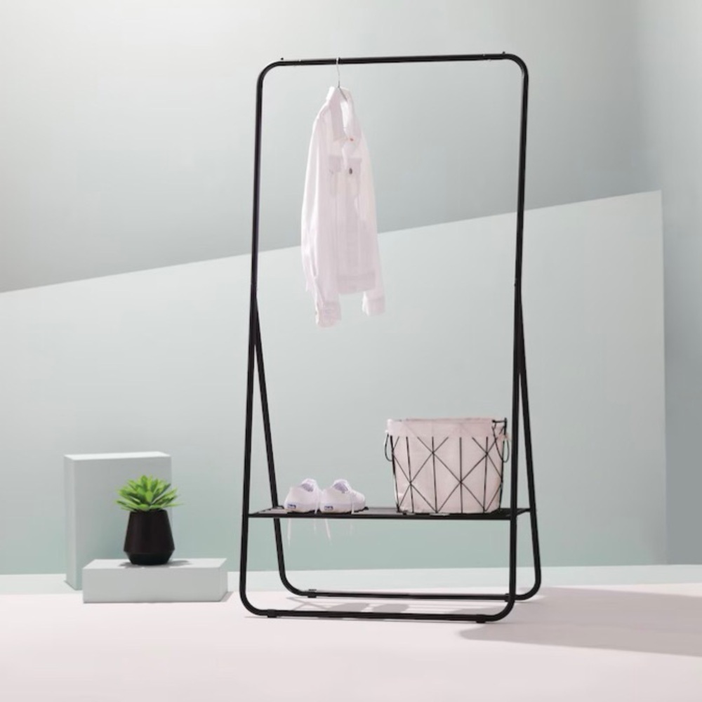 Stationary Clothing and Shoe Rack